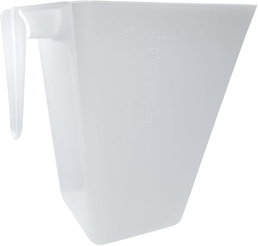 2 Cup (1 Pint | 16 Oz. | 500 mL) Scoop for Coffee, Protein Powder, Pet Food, Spices, Grains and Dry Goods – Plastic Food-Grade, BPA-Free Measuring Cup (Pack of 5)