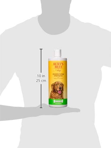 Burt's Bees for Pets Deodorizing Dog Shampoo and Conditioner with Apple and Rosemary, 95% Natural Origin, pH Balanced, No Sulfates or Parabens, for Smelly Dogs, 32 Fl Oz