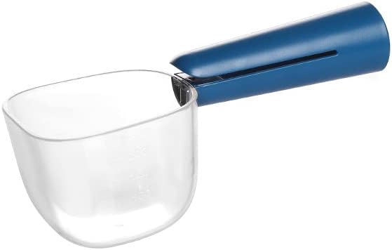 Pet Cat Dog Food Scoop, Dog Food Cup Capacity Cat Food Scooper With Sealing Clip, Ice, Coffee Bean, Flour Scoop Bule
