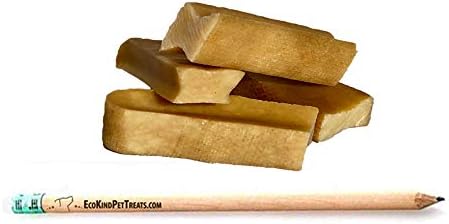 EcoKind Yak Cheese Himalayan Dog Chews, Yak Chews for Small Dogs, Long Lasting Bone for Aggressive Chewers, Only 3 Ingredients, Natural High Protein Treats, No Additives, Lactose Free, Small - 8 Chews