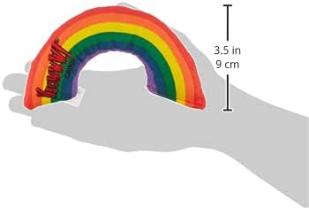 Yeowww! Catnip Rainbow Toy for Cats - Colorful Arch Shape - Durable Cotton Twill - Made in the USA - Stuffed with Organically Grown Catnip