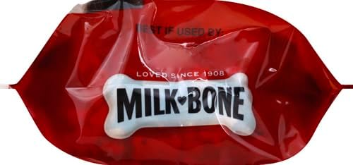 Milk-Bone Trail Mix Chewy & Crunchy Dog Treats,Real Beef & Sweet Potato,20 Ounce,(Pack of 4)