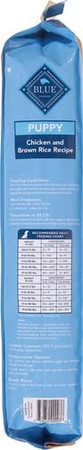 Blue Buffalo Life Protection Formula Chicken & Brown Rice Puppy Dry Dog Food with DHA & ARA, Supports Immunity with Antioxidant-Rich LifeSource Bits, Promotes Healthy Muscles & Strong Bones, 15 lbs.