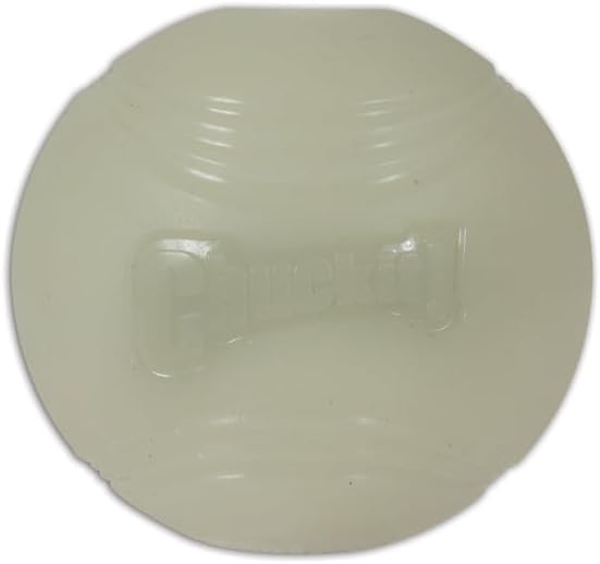 Chuckit! Glow in the Dark Bouncy Balls - Ball for Dogs, Dog Toy, Max Glow Balls - Extra-Large, 3.5 Inch, Pack of 12