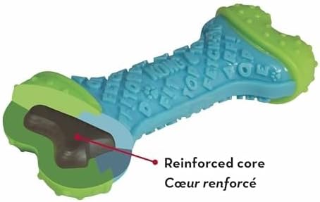 KONG CoreStrength Bone - Dog Dental Chew Toy - Durable, Multi-Layered Dog Toy for Enrichment Play & Dental Care - with Textured Body for Teeth Cleaning - for Medium/Large Dogs (Pack of 2)