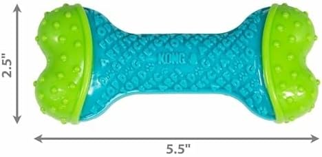 KONG CoreStrength Bone - Dog Dental Chew Toy - Durable, Multi-Layered Dog Toy for Enrichment Play & Dental Care - with Textured Body for Teeth Cleaning - for Medium/Large Dogs (Pack of 2)