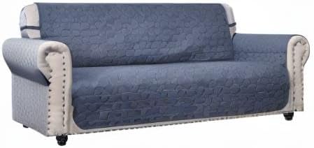 Ameritex Couch Sofa Slipcover 100% Waterproof Nonslip Quilted Furniture Protector Slipcover for Dogs, Children, Pets Sofa Slipcover Machine Washable (Blue, 68'')