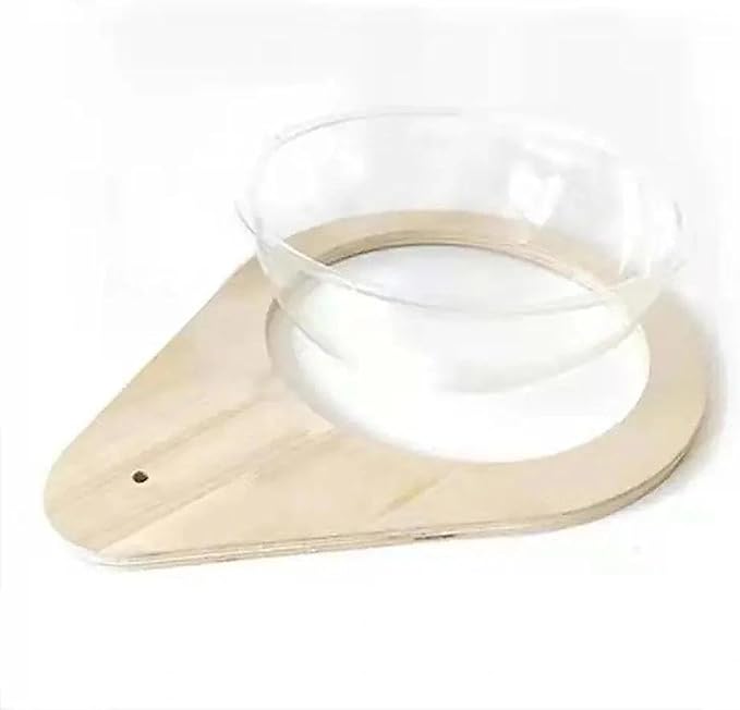 11.8" Acrylic Dome Clear Plastic Pet Cat Bubble Window Capsule Space Cover,