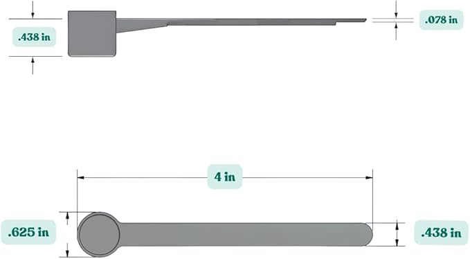 1.5 mL (1.5 CC) Long Handle Plastic Measuring Spoon for Coffee, Protein Powder, Pet Food, Spices, Grains, Dry Goods – Food-Grade BPA-Free (Pack of 10)