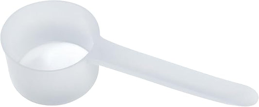 8 Teaspoon (39 mL | 1.32 Oz.) Long Handle Plastic Measuring Scoop for Coffee, Protein Powder, Pet Food, Spices, Grains, Dry Goods – Food-Grade BPA-Free (Pack of 1)