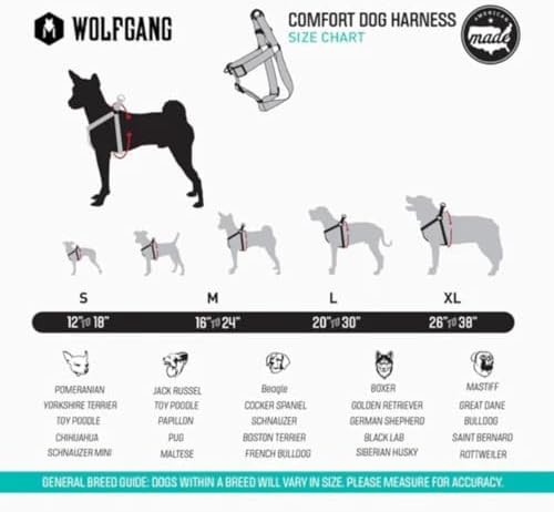 Wolfgang Heavy Duty Adjustable Dog Harness, Pull-Tested for Walking & Training, MarbleSwirl Print, Large