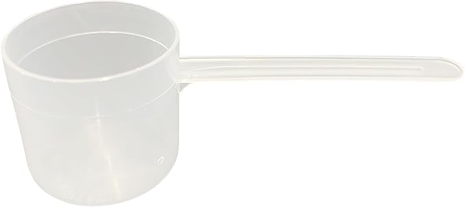 67 mL (67 CC | 2.27 Oz.) Long Handle Plastic Measuring Scoop for Coffee, Protein Powder, Pet Food, Spices, Grains, Dry Goods – Food-Grade BPA-Free (Pack of 5)