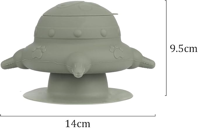 Puppy Milk Feeder 235 ml Kitten Feeder Milk Bowl Silicone 4 Nipples Puppy Feeders for Multiple Puppies Small Animals Bottles for Nursing