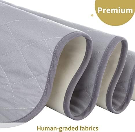 Washable Reusable Dog Pee Pads, 34"x52" Absorbent & Waterproof Puppy Training Pad for Crate, Playpen & Carpet, Large Potty Pads for Dogs, Cats & Small Pets