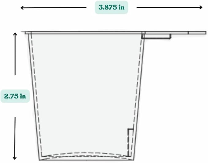 3/4 Cup (6 Oz. | 175 mL) Short Handle Scoop for Coffee, Protein Powder, Pet Food, Spices, Grains and Dry Goods – Plastic Food-Grade, BPA-Free Measuring Cup (Pack of 1)