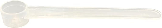 1.5 mL (1.5 CC) Long Handle Plastic Measuring Spoon for Coffee, Protein Powder, Pet Food, Spices, Grains, Dry Goods – Food-Grade BPA-Free (Pack of 10)