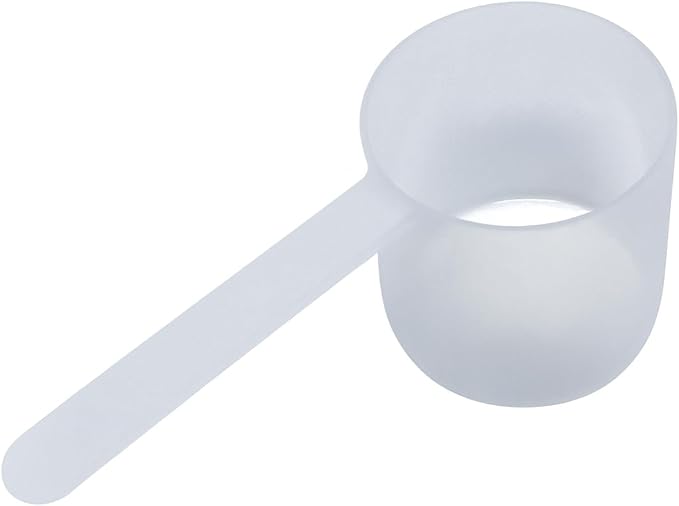 1/3 Cup (80 mL | 2.7 Oz.) Long Handle Plastic Measuring Scoop for Coffee, Protein Powder, Pet Food, Spices, Grains, Dry Goods – Food-Grade BPA-Free (Pack of 1)