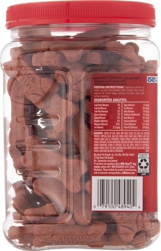 Milk-Bone Soft & Chewy Dog Treats, Made with Real Bacon, 25 Ounce Canister (Pack of 2)