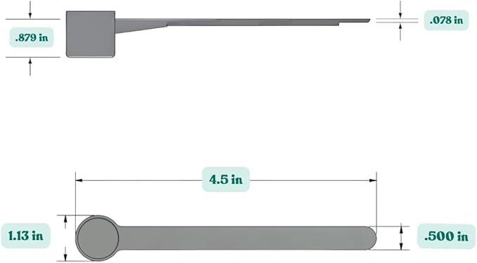 13 mL (13 CC) Long Handle Plastic Measuring Spoon for Coffee, Protein Powder, Pet Food, Spices, Grains, Dry Goods – Food-Grade BPA-Free (Pack of 100)