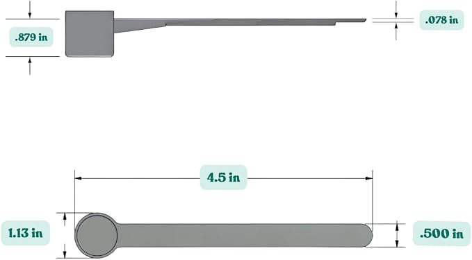 13 mL (13 CC) Long Handle Plastic Measuring Spoon for Coffee, Protein Powder, Pet Food, Spices, Grains, Dry Goods – Food-Grade BPA-Free (Pack of 10)