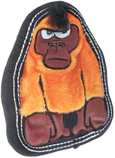 Outward Hound Tough Seamz Gorilla Plush Dog Toy, Small