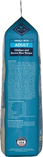 Blue Buffalo Life Protection Formula Chicken & Brown Rice Small Bite Adult Dry Dog Food, Supports Immunity with Antioxidant-Rich LifeSource Bits, Promotes Healthy Muscles, Skin & Coat Health, 15 lbs.