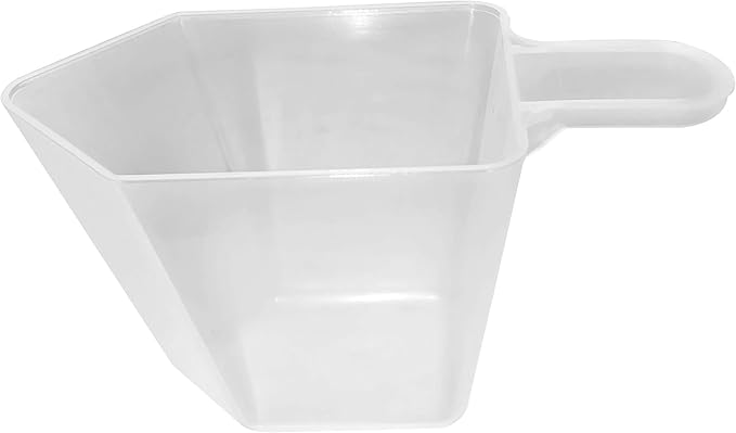 5 Oz. (2/3 Cup | 150 mL) Scoop for Coffee, Protein Powder, Pet Food, Spices, Grains and Dry Goods – Plastic Food-Grade, BPA-Free Measuring Cup (Pack of 25)