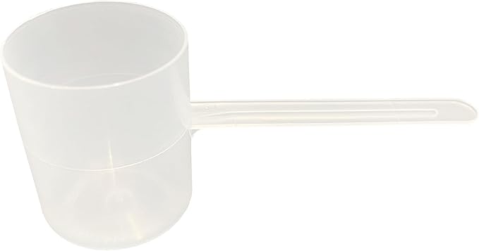 82 mL (82 CC | 2.77 Oz.) Long Handle Plastic Measuring Scoop for Coffee, Protein Powder, Pet Food, Spices, Grains, Dry Goods – Food-Grade BPA-Free (Pack of 25)
