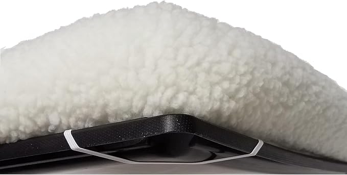 MidWest Homes for Pets QuietTime Giant Dog Bed - White Fleece Bolster, Ultra-Soft and Machine Washable, Fits 54-Inch Crates and Carriers, for XXL Breed Dogs