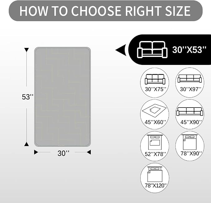 fuguitex Waterproof Dog Bed Cover Couch Cover for Pet Anti-Slip Cat Mat Pet Pad Blanket for Sofa Chair Recliner Bed Furniture Protrctor