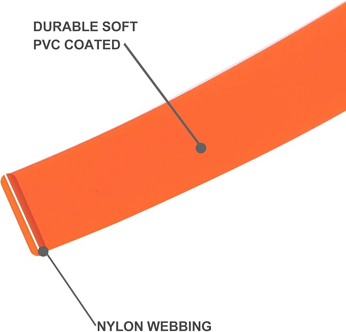 Waterproof Long Leash Durable Dog Recall Training Lead Great for Outdoor Hiking, Training, Yard, Beach and Swimming (Orange, 10ft)