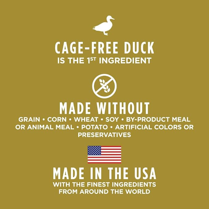 Instinct Ultimate Protein, Natural Dry Cat Food, Grain Free Recipe - Cage Free Duck, 4 lb. Bag