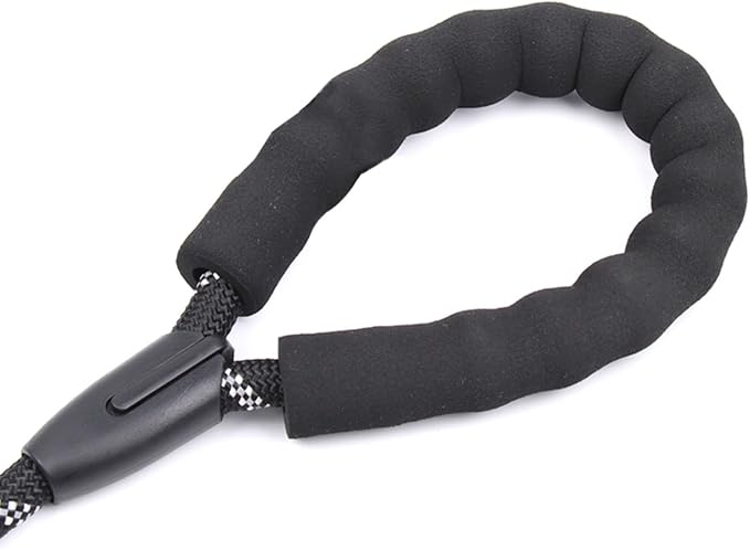 Dog Leash for Medium Large Dogs, Reflective 5FT Heavy Duty Rope Dog Leash with Padded Handle for Night Walking, Tangle-Free Design for Dogs, 1/2 inch Width