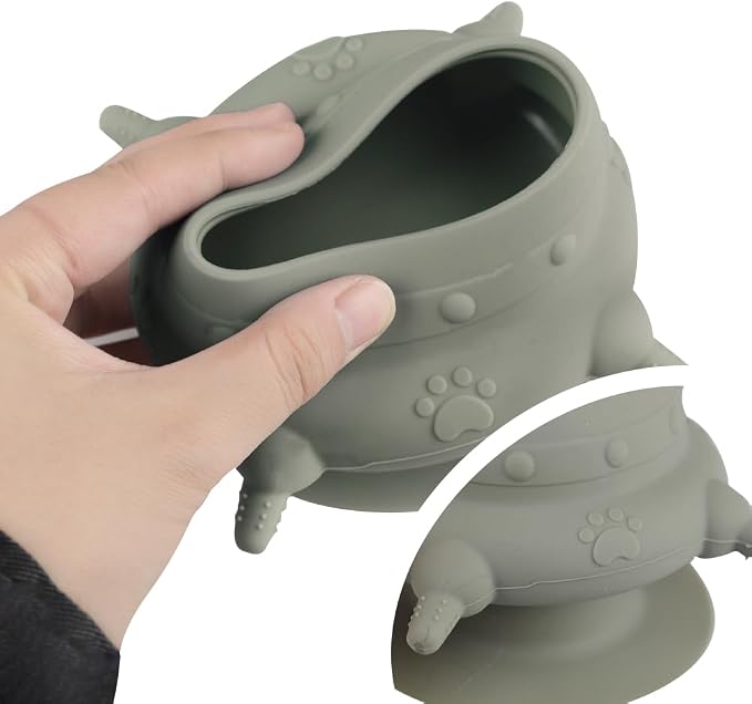 Puppy Milk Feeder 235 ml Kitten Feeder Milk Bowl Silicone 4 Nipples Puppy Feeders for Multiple Puppies Small Animals Bottles for Nursing