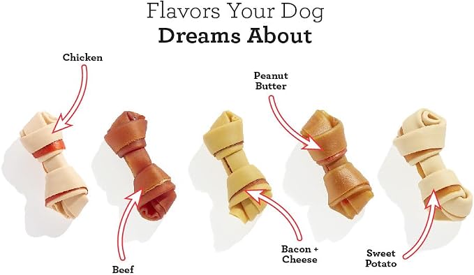 DreamBone Large Chews With Real Chicken, Rawhide-Free Chews For Dogs, Treat Your Dog to a Rawhide Free Chew, 3 Count