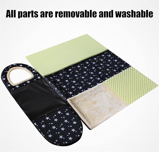 Dog Bed or Cat Bed,2 Ways to Use,Indoor Pet House with Fluffy Mat,Removable and Washable Cover,Splash-Proof House and Non-Slip Bottom,for Cats and Small Dogs(M Plaid & Gray)