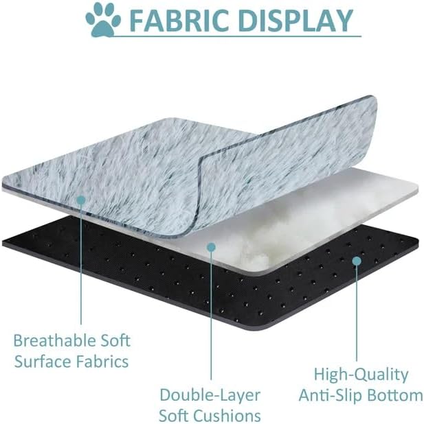 Cat Bed Round Fluffy Hooded Cat Bed Cave, Anti-Anxiety Cave Bed with Hooded Blanket, Cozy Cuddler Luxury Puppy Pet Bed, Anti-Slip Bottom and Machine Washable (Green, Medium)