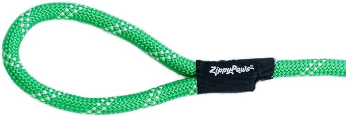 ZippyPaws Zp322 Climbers Rope Leash Original 6 Ft - Green Dog Lead