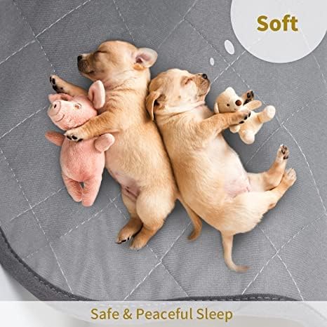 Washable Reusable Dog Pee Pads, 34"x52" Absorbent & Waterproof Puppy Training Pad for Crate, Playpen & Carpet, Large Potty Pads for Dogs, Cats & Small Pets