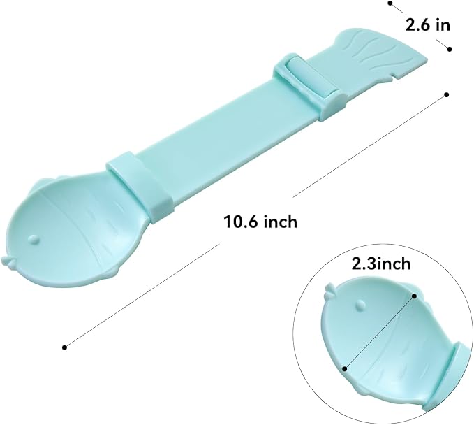 BOWERBIRD 3-in-1 Multi-Function Food Spoon & Can Opener with Squeeze Feeder Tube | Feeding Spoon for Wet Food, Cat Treats & Supplements | Cat Strip Feeder for Easy Lickable Treats (2PCS)