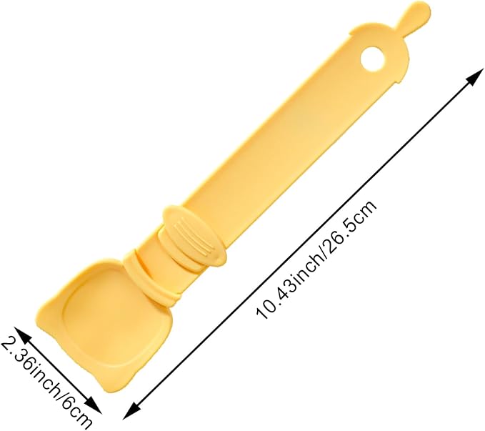 Arvintas 3PCS Cat Strip Feeder Spoon, Sliding Pet Treat Spoon Squeeze, Easy Feeding Pet Spoon for Puree and Bisque Delectables Lickable Wet Cat Treat