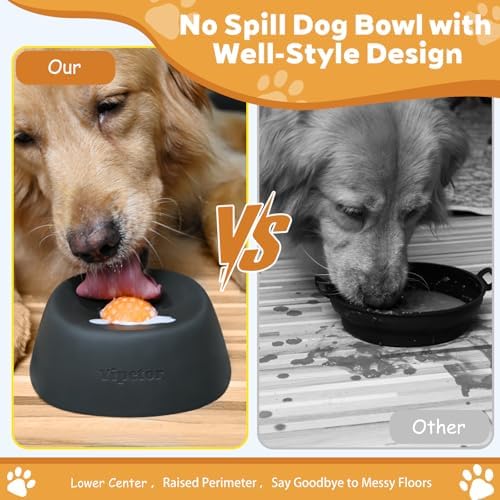 Yipetor Slow Feeder Dog Bowls for Liquid Treat, 【Enrichment Ball-Roll】 Bone Broth Dog Lick Bowl, 3/4 Cup Yogurt Pup Lick Toy for Large Medium Small Breeds Dietary Supplement/Post-op Nutrition