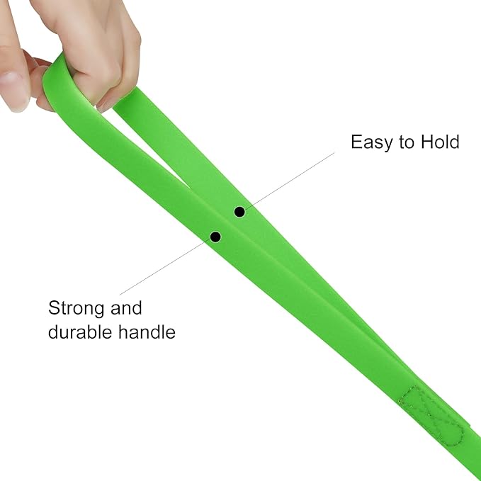 Waterproof Long Leash Durable Dog Recall Training Lead Great for Outdoor Hiking, Training, Yard, Beach and Swimming (Green, 50ft)
