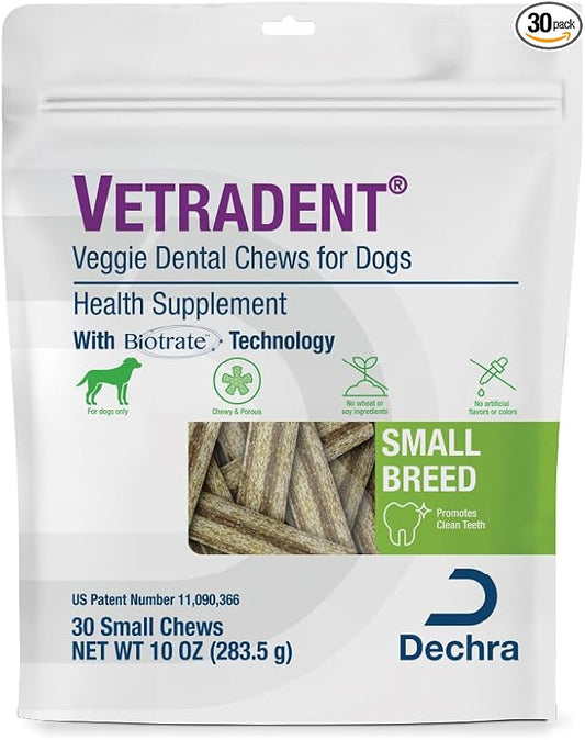 Vetradent® Veggie Dental Chews for Small Dogs