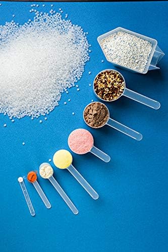 25 mL (5 Teaspoon) Long Handle Plastic Measuring Spoon for Coffee, Protein Powder, Pet Food, Spices, Grains, Dry Goods – Food-Grade BPA-Free (Pack of 1)