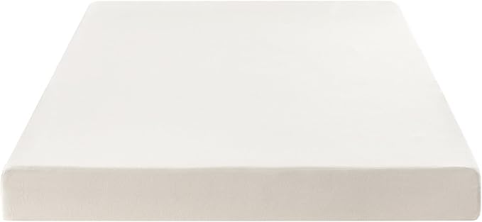 Best Price Mattress Full Mattress 6 inch Bed-In-A-Box, Green Tea Memory Foam White