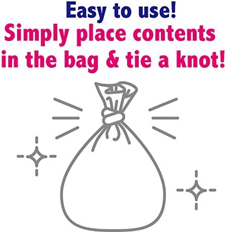 BOS Amazing Odor Sealing Disposable Bags, for Pet Waste (for small dogs) or Any Sanitary Product Disposal - Durable and Unscented[Size: XXS, Color: White] (200 count, Pack of 1) (200 Bags)
