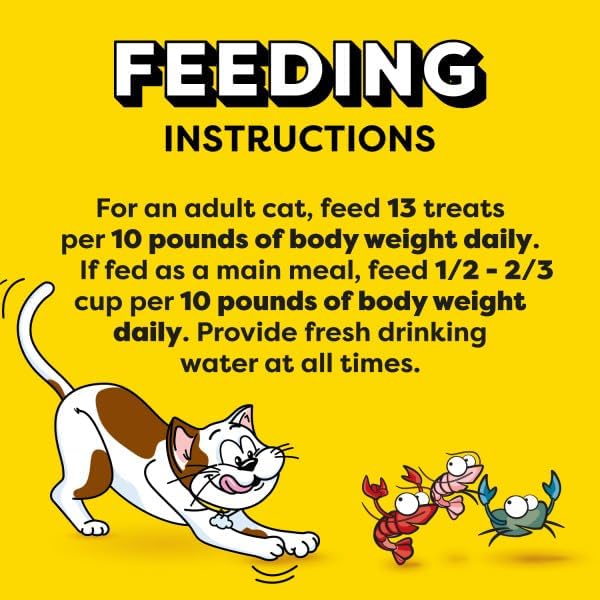 Temptations Cat Treat ShakeUps, Crunchy and Soft Cat Treats, Crustacean Celebration, 5.29 oz. Pouch