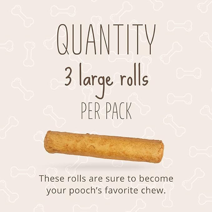 Better Belly Highly Digestible Rawhide Large Roll ChewS