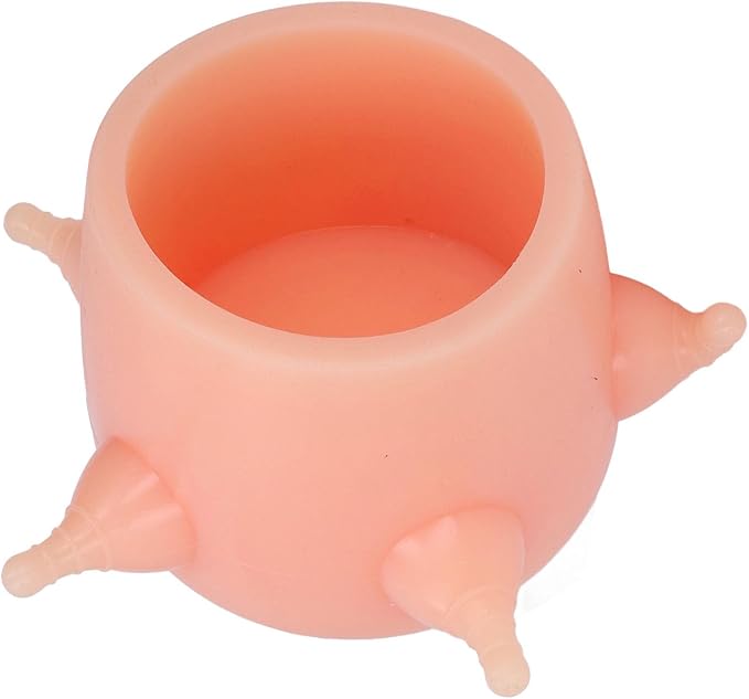 Puppy Feeder for Multiple Puppies – Silicone Nursing Bottle with 5 Nipples & Bubble Design, Compatible with Kitten Milk Replacement, Fit for Dogs, Cats, Kittens, Rabbits